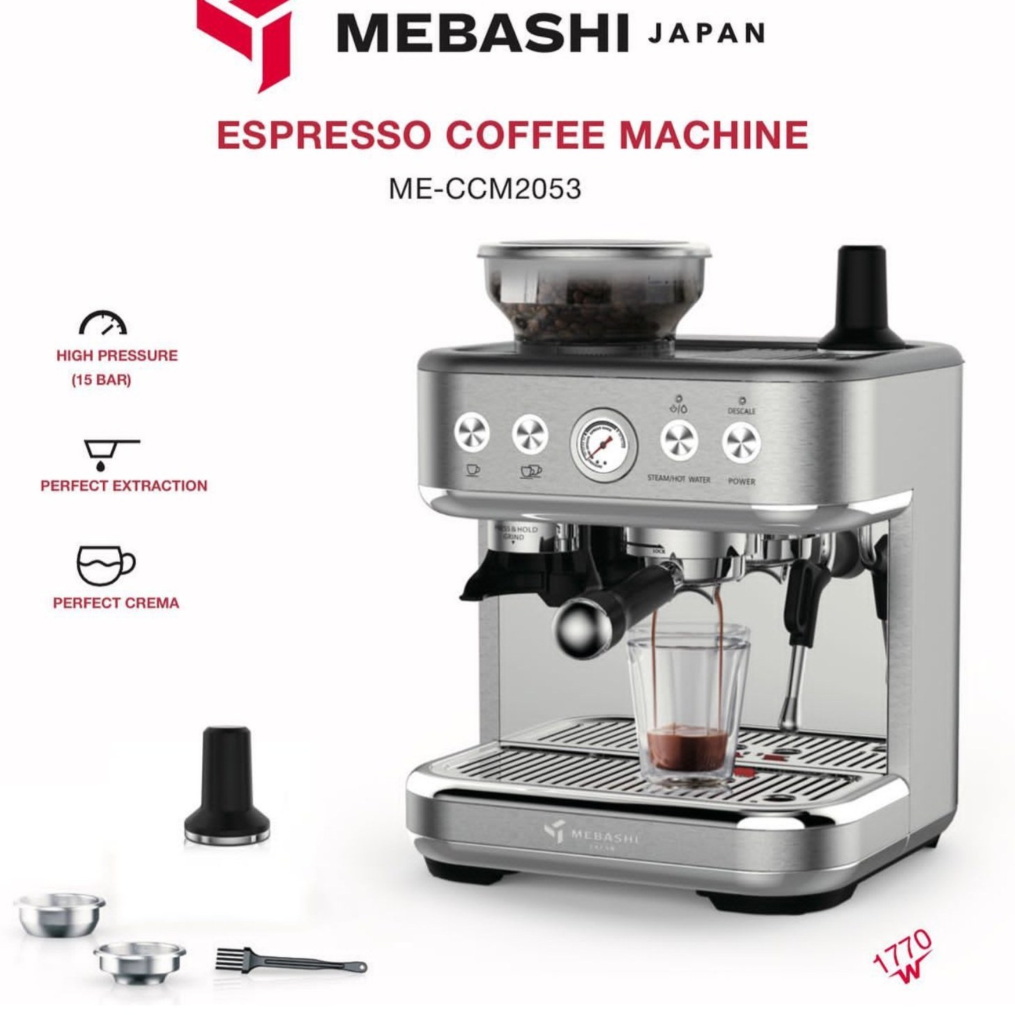 اسپرسوساز مباشی مدل MEBASHI ME-CM2053